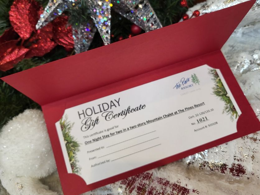Holiday Gift Certificates 2023-24