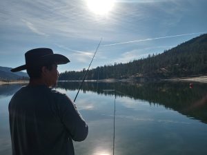 Fishing at Bass Lake